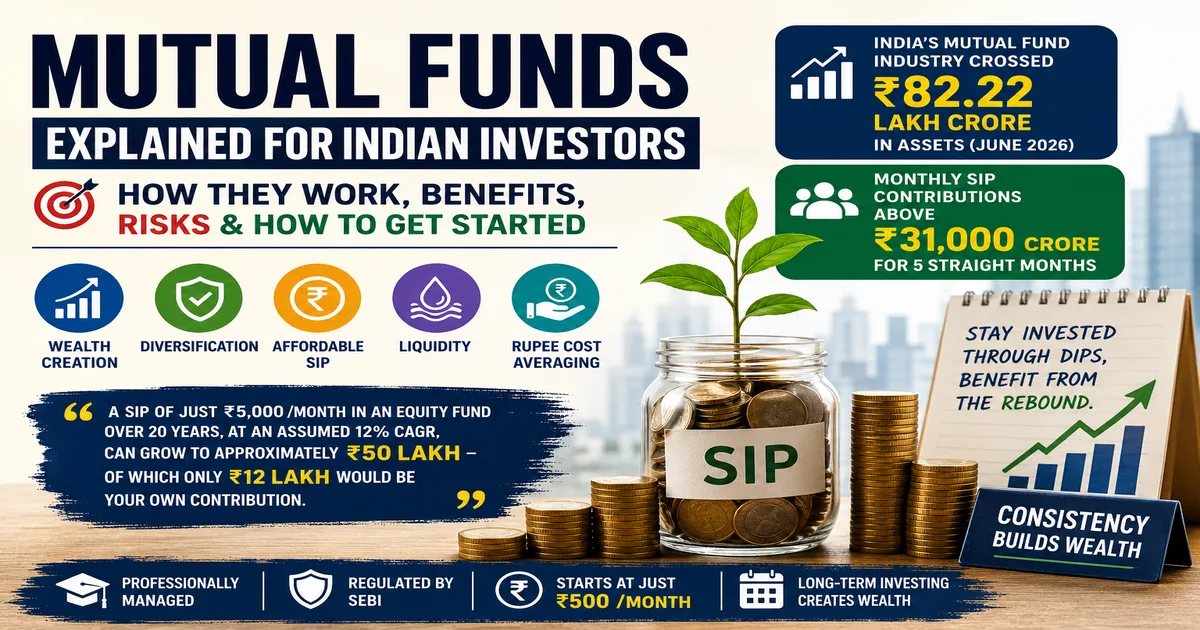 Mutual Funds Explained: How SIPs Can Turn ₹5,000/Month Into ₹50 Lakh