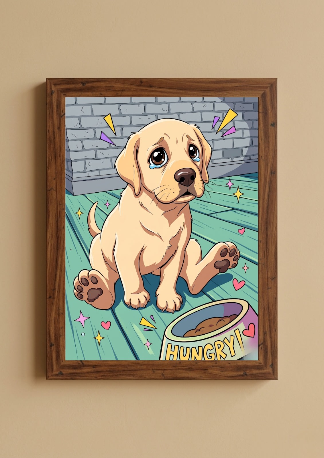 Animation style custom pet portrait South Africa