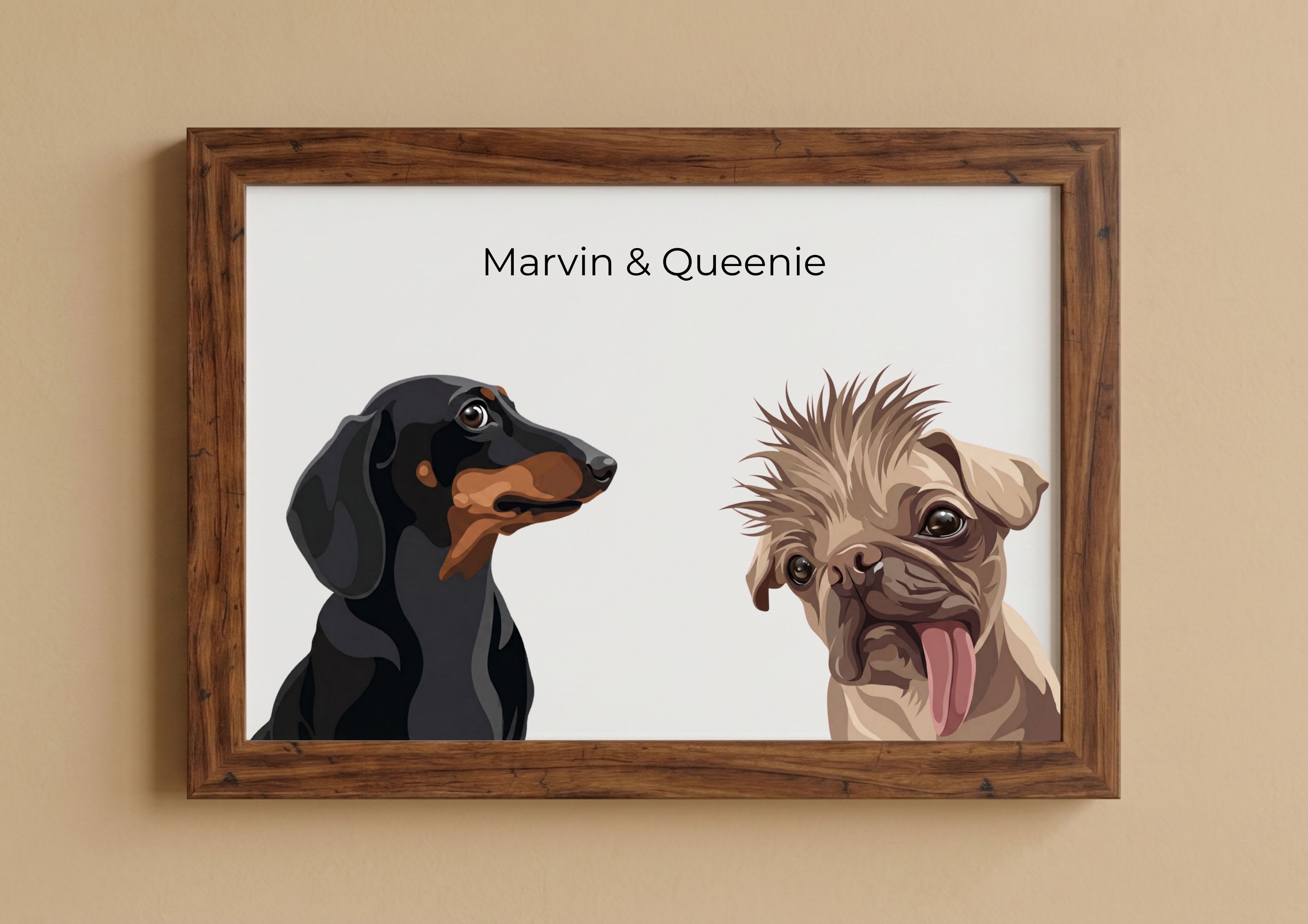 2 pet portrait