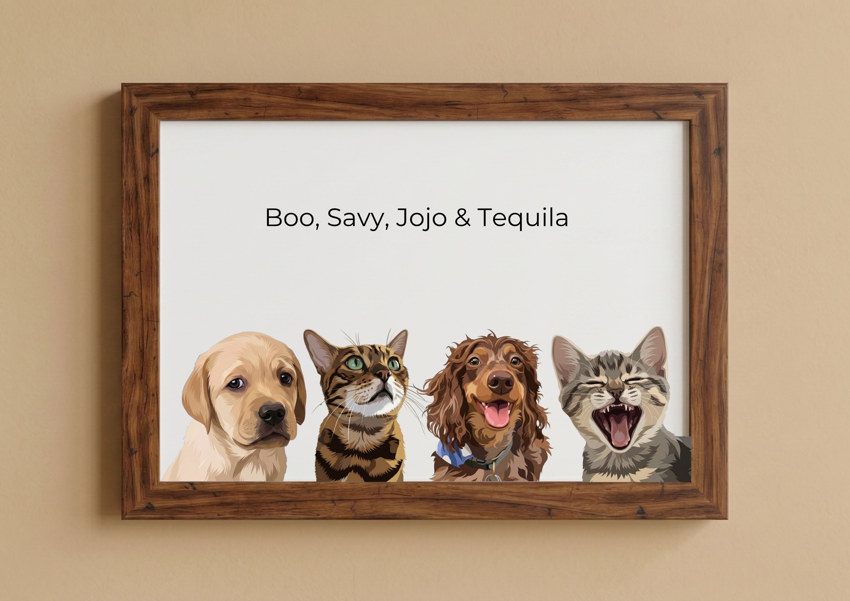 4 pet portrait