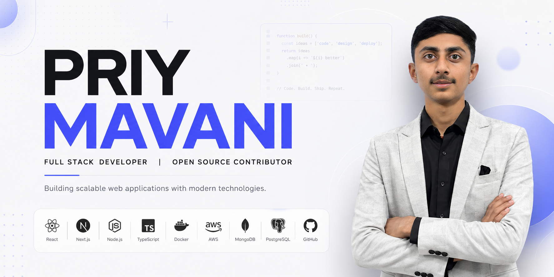 Developer banner