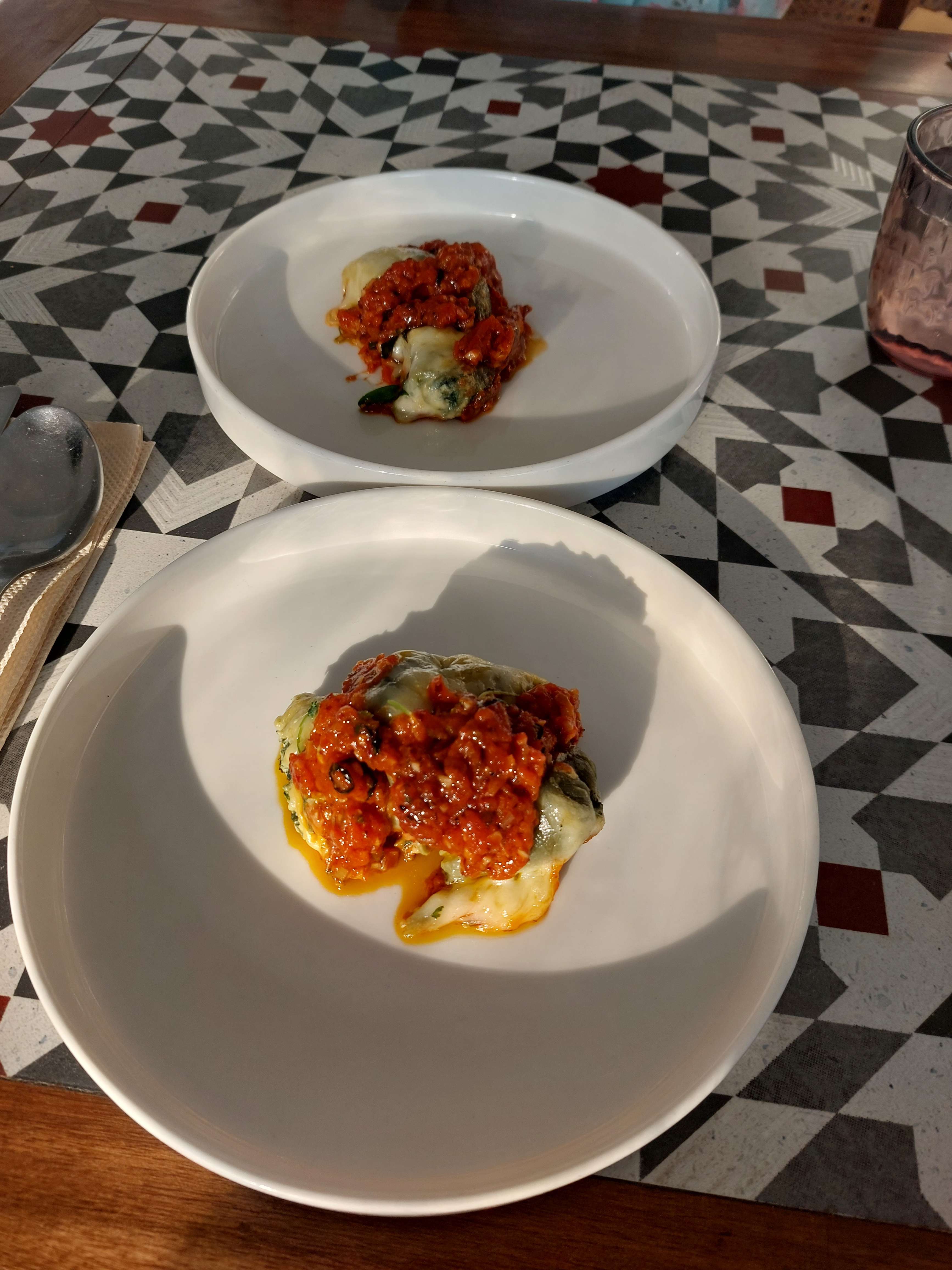 Spinach & Ricotta Cheese Cannelloni