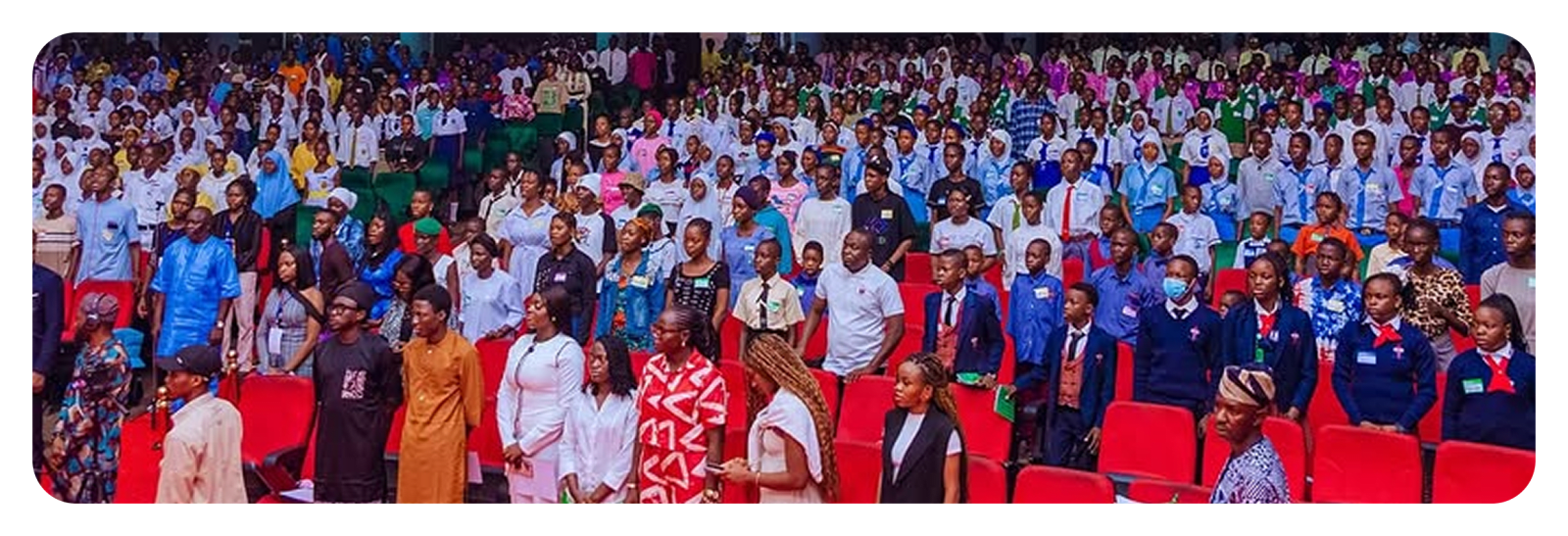 Thousands of teenagers at the TT Conference, Africa's biggest teenage conference