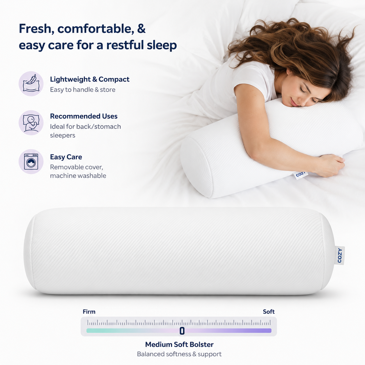 Latex Bolster — latex mattress in Bangalore by CozyFoam