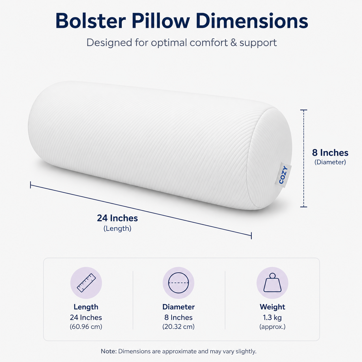 Latex Bolster — latex mattress in Bangalore by CozyFoam