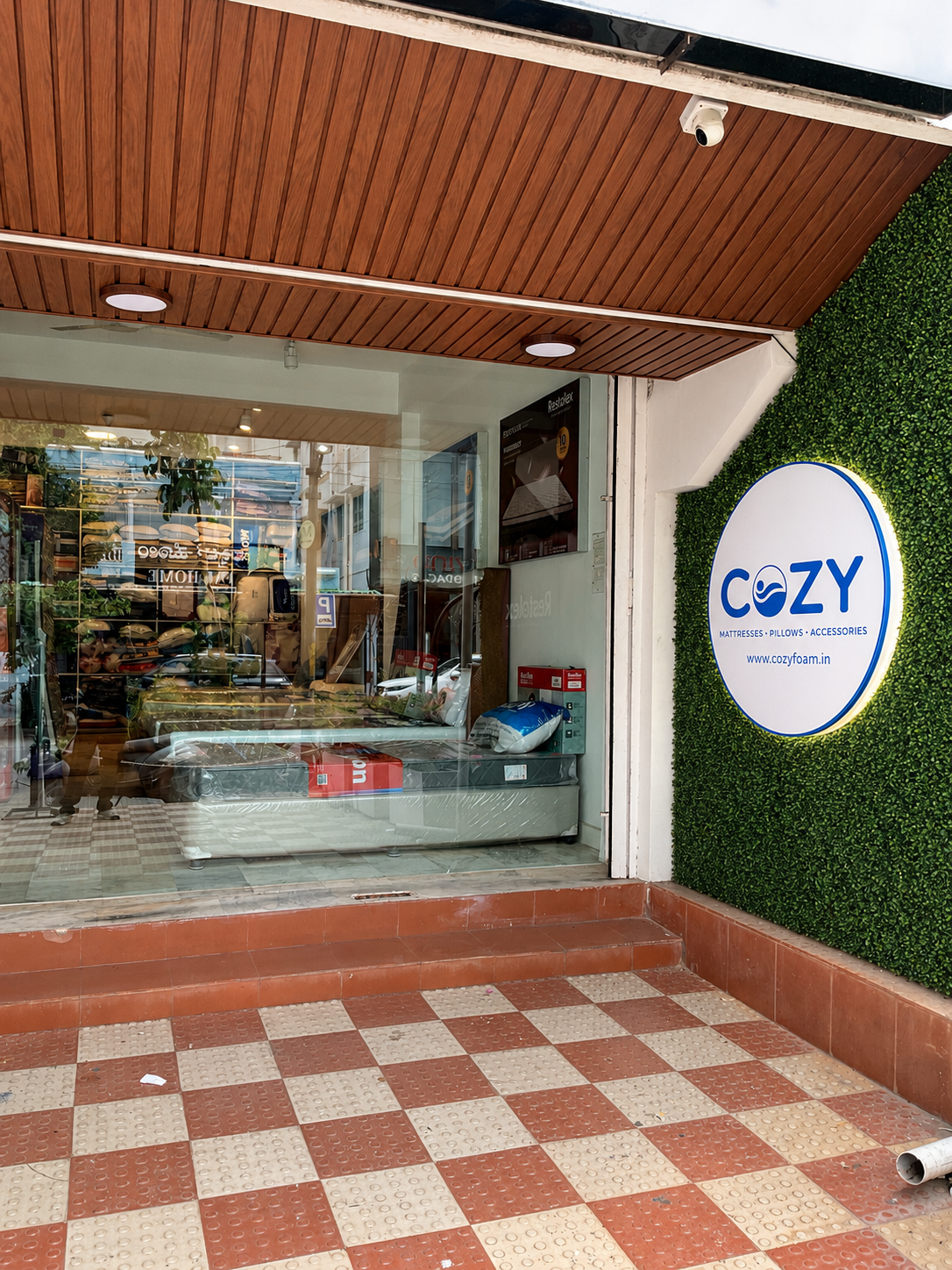 CozyFoam showroom in Bangalore