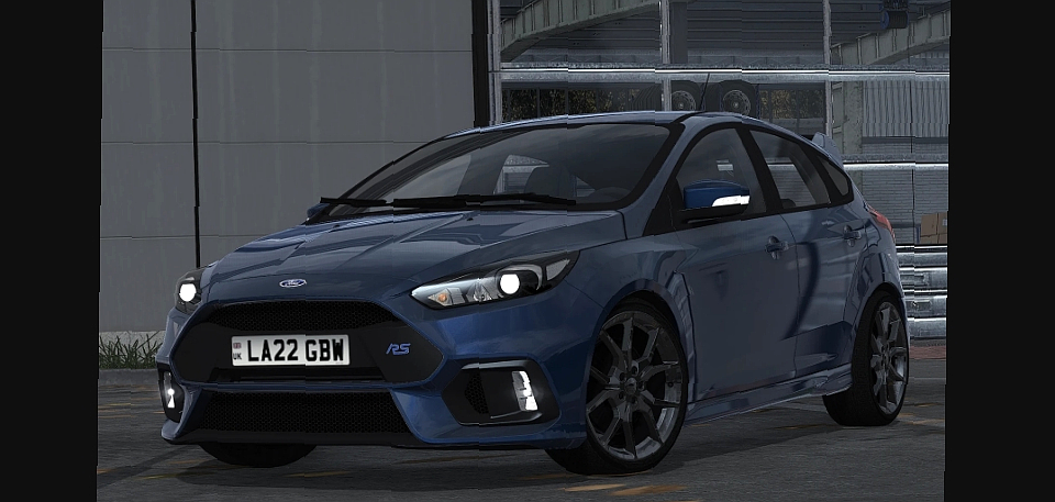 МОД Ford Focus RS Mk3 2017 v2.9 ДЛЯ EURO TRUCK SIMULATOR 2