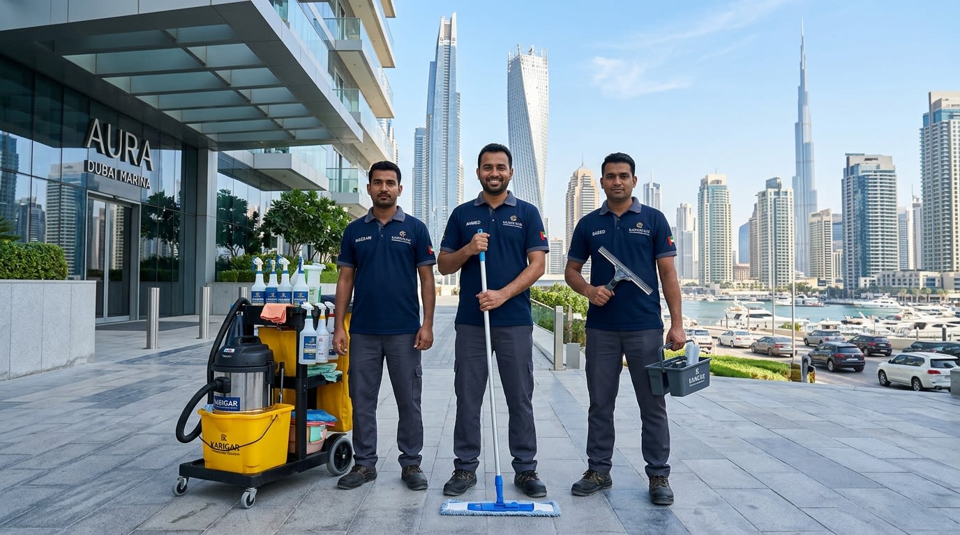 Transparent cleaning service pricing, Dubai Karigar UAE, fixed quote before work begins