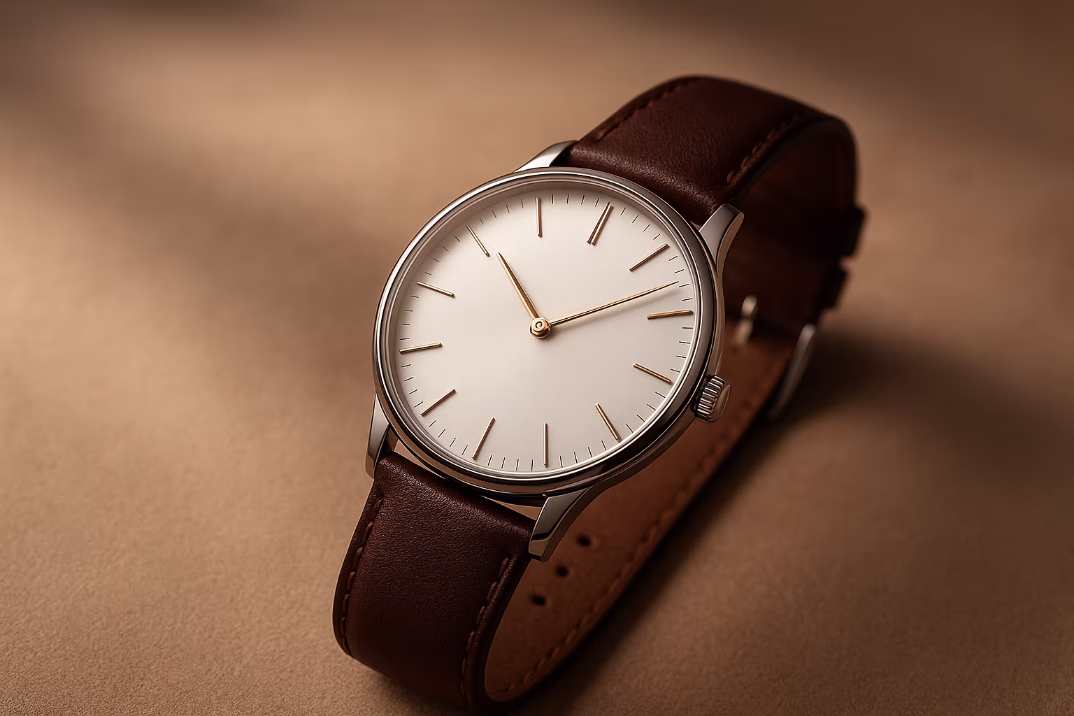 Image de catégorie montrant des montres habillées dans une ambiance lifestyle réaliste.