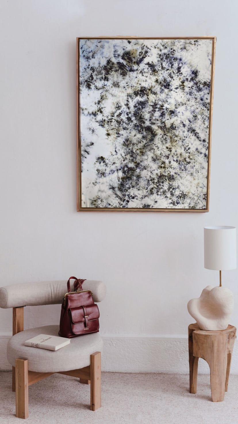 Œuvre de Sandrina Fernandes — ennoblissement textile - artiste textile