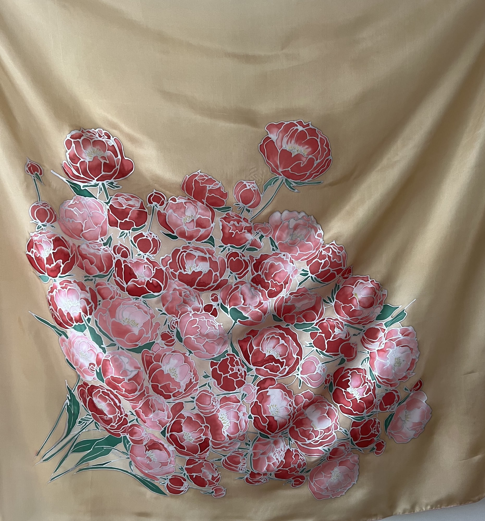 Œuvre de Delphine FACHE — peintre sur soie