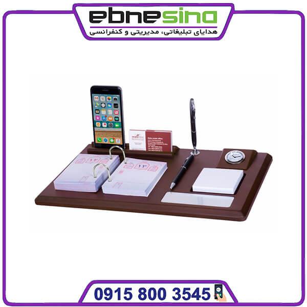 photo_2023-11-22_19-49-51 ساعت رومیزی چوبی مدیران چندکاره لوکس