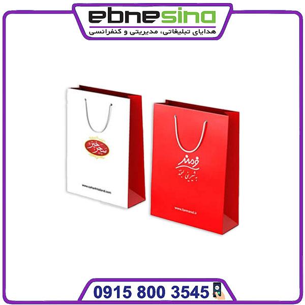 یشیشی ساک اختصاصی کاغذی نمایشگاهی