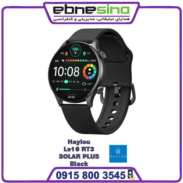 Haylou Ls16 RT3 SOLAR PLUS Black ساعت هوشمند Haylou Ls16 RT3 SOLAR PLUS Black