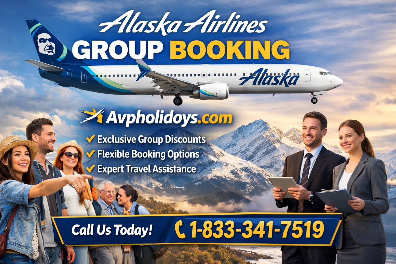 Alaska Airlines Group Booking