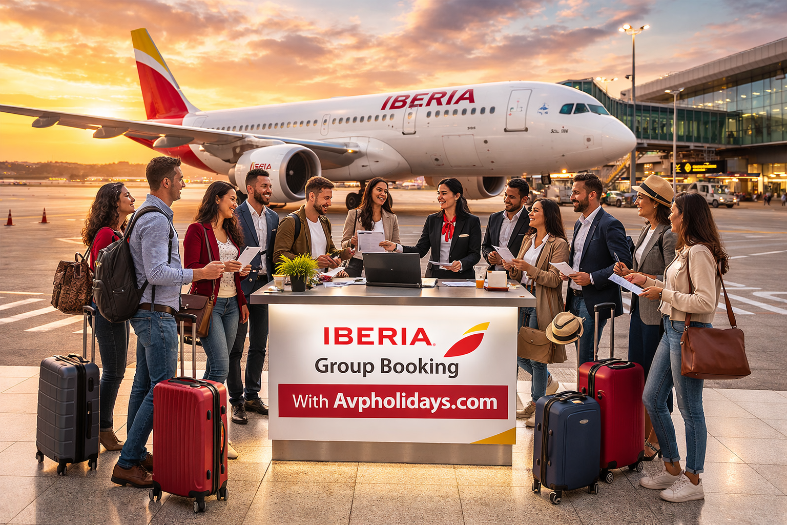 Iberia Airlines Group Booking with Avpholidays.com | Deals
