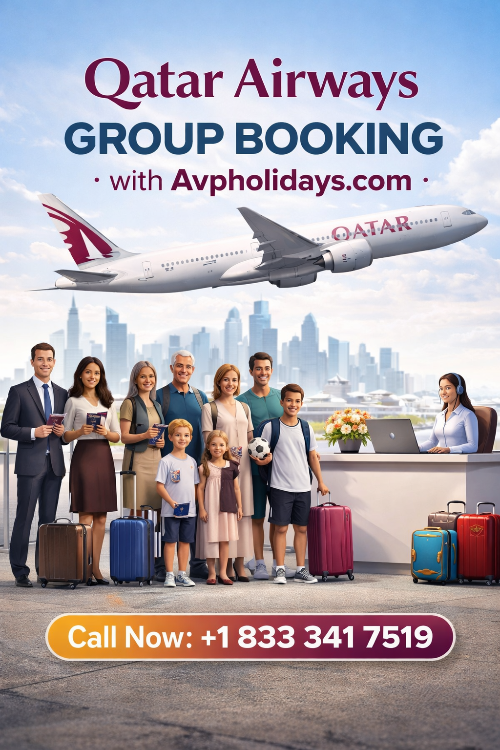 Complete Guide to Qatar Airways Group Booking with Avpholidays.com: Smart Travel Solutions for Large Groups”