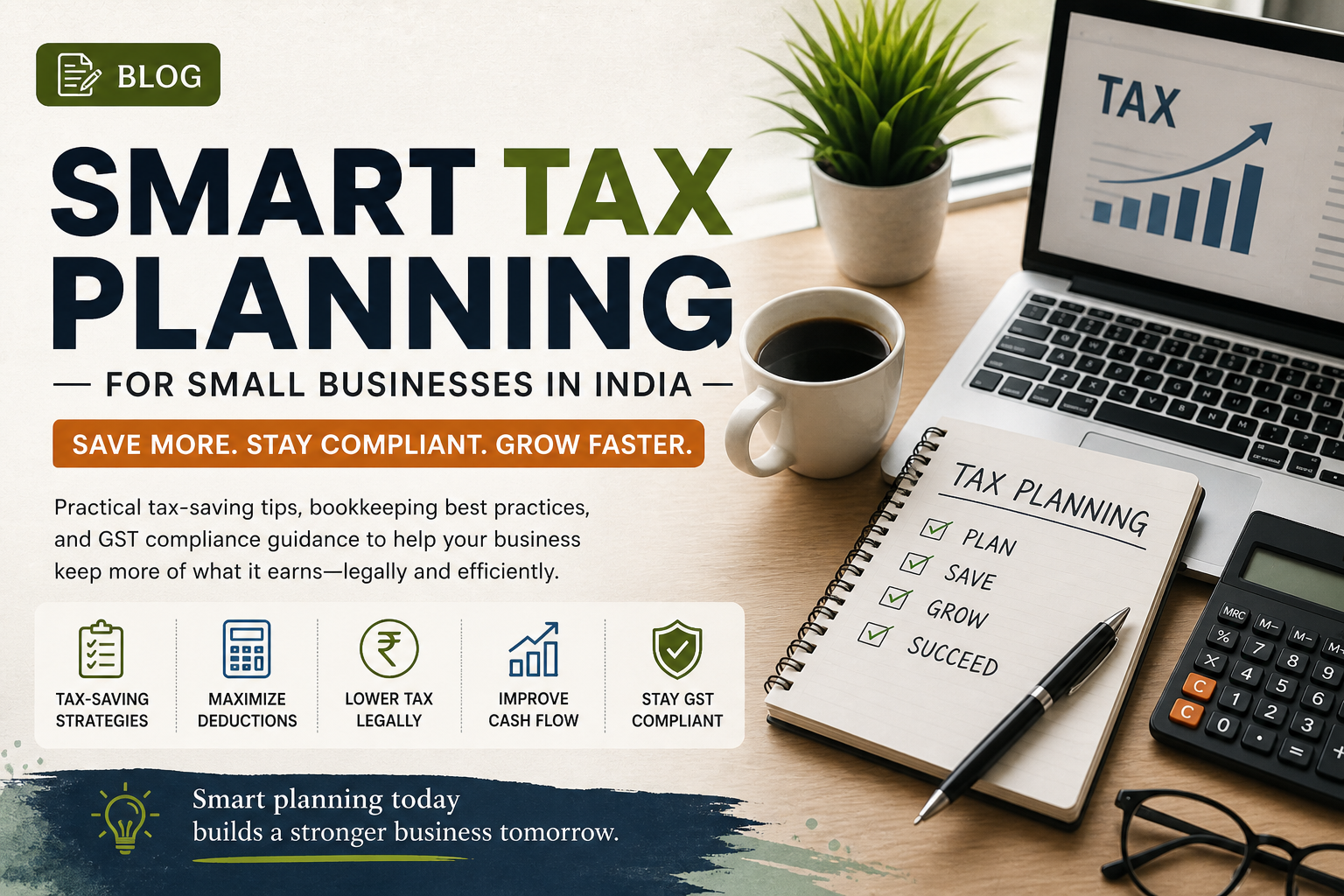 Smart Tax Planning for Small Businesses in India: Save More, Grow Faster