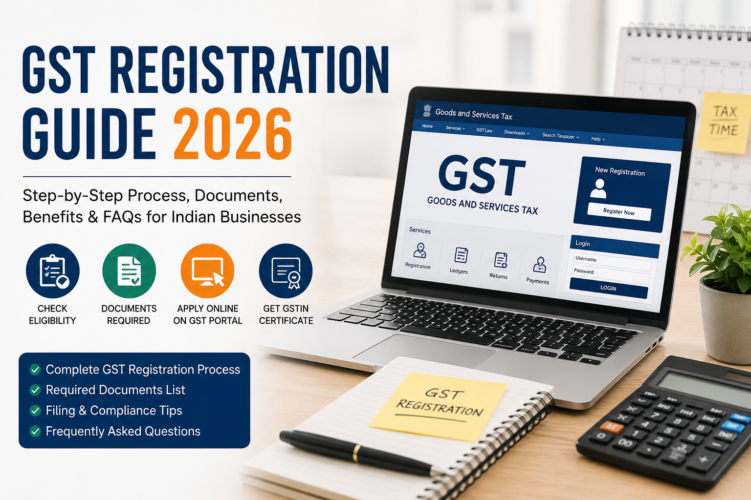 Complete GST Registration Guide for Indian Businesses (2026)