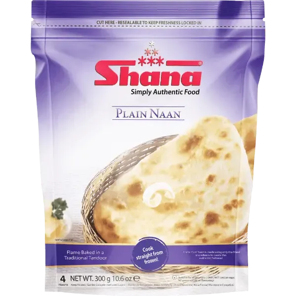 Shana Plain Naan 300g