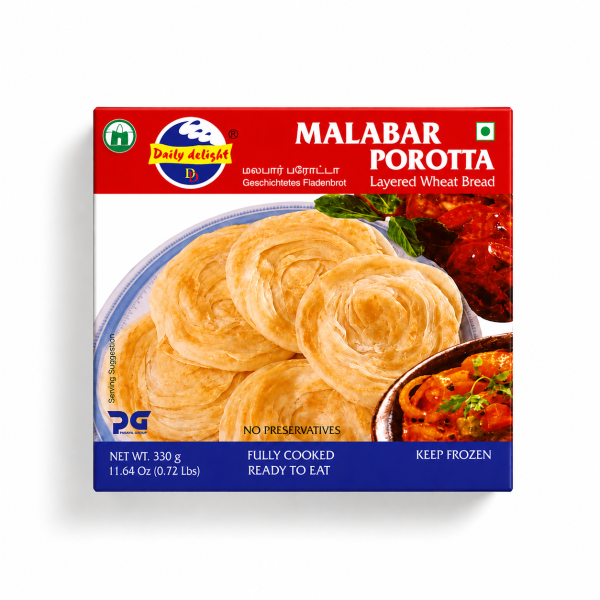 Kerala Delights Malabar Parotta 330g