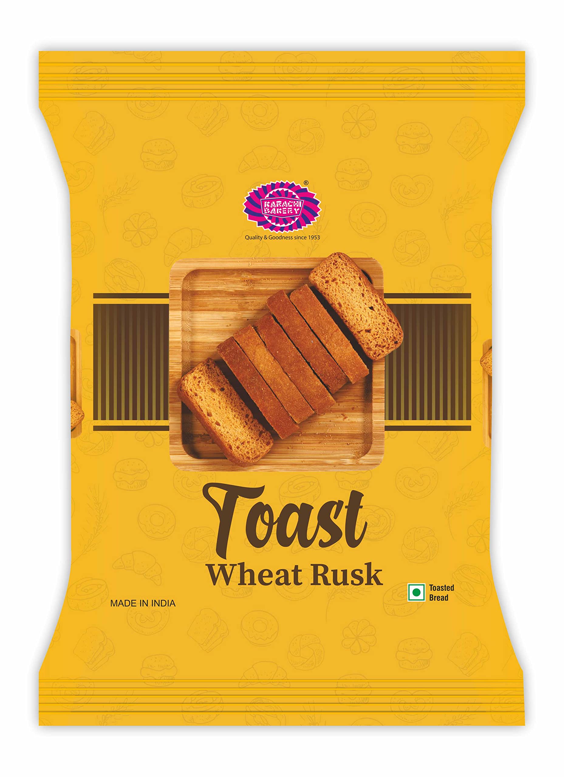 Karachi Toast Wheat Rusk 200g