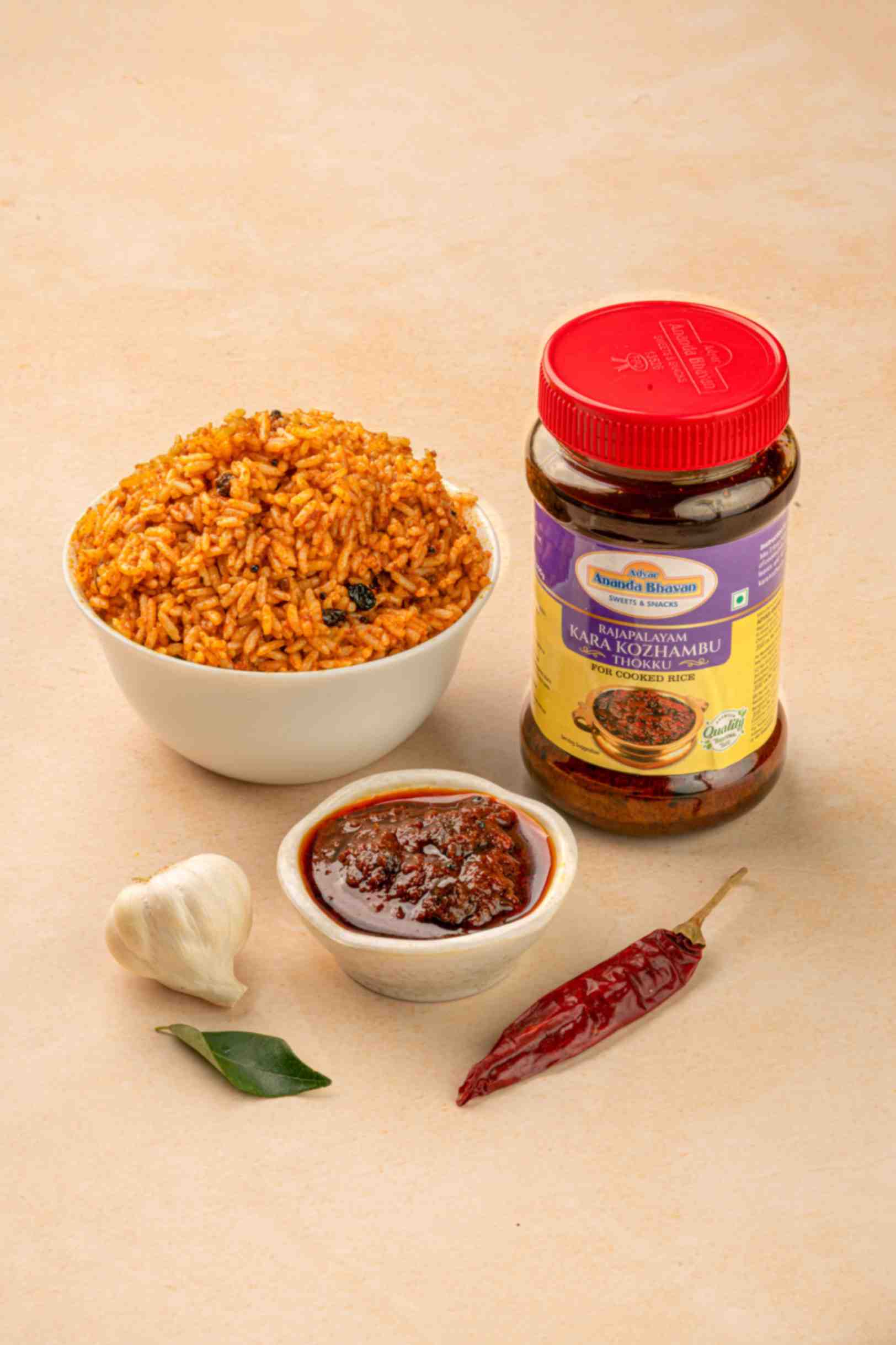 A2B Rajapalayam Kara Kozhambu Thokku 400g � Spicy Tamarind Chilli Relish