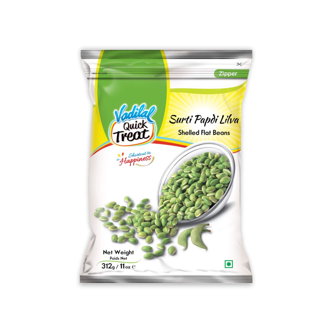 Haldiram's Surti Papdi Lilva (Shelled Flat Beans) 312g