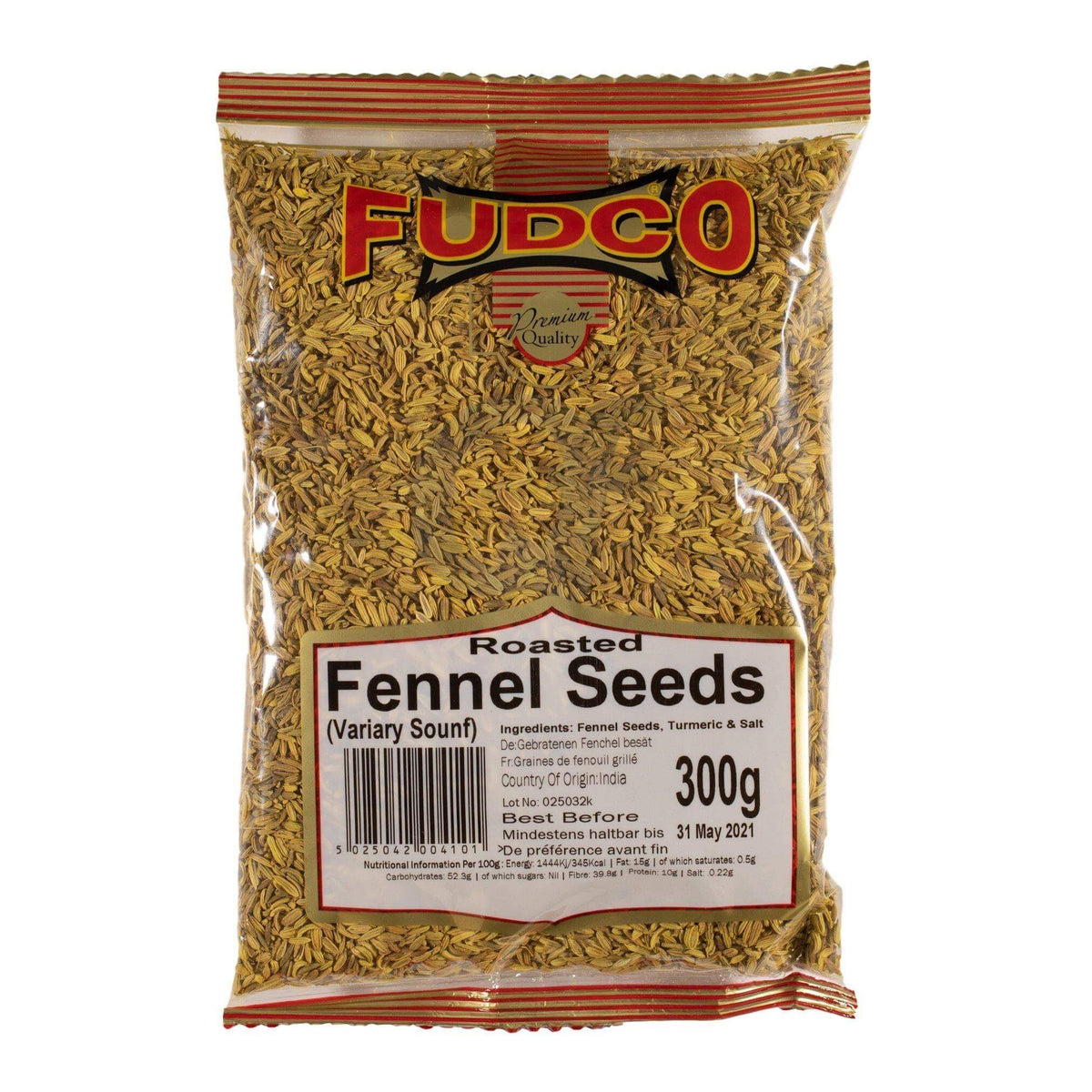 Fudco Roasted Fennel Seeds 100g