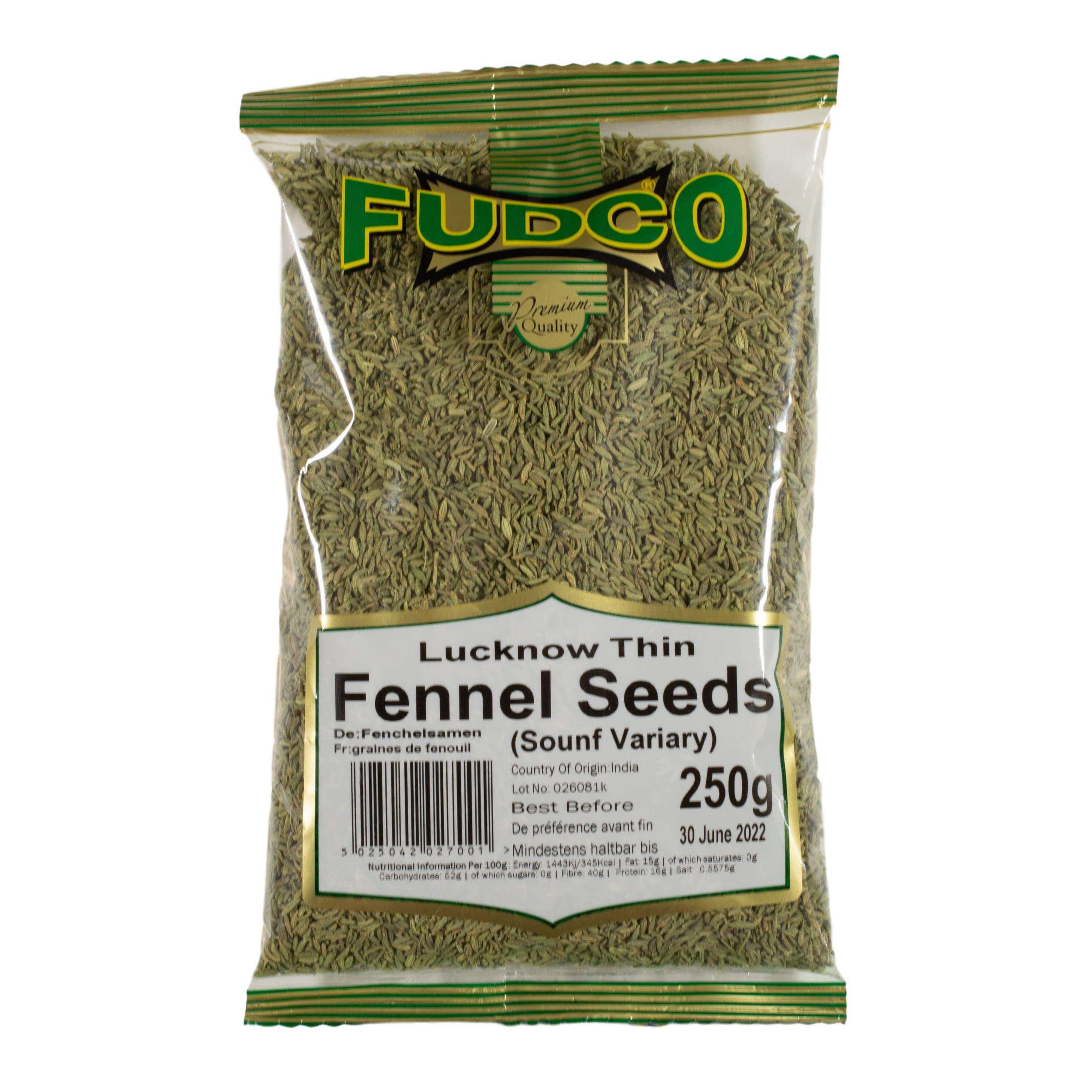 Fudco Lucknow Thin Fennel Seeds 250g