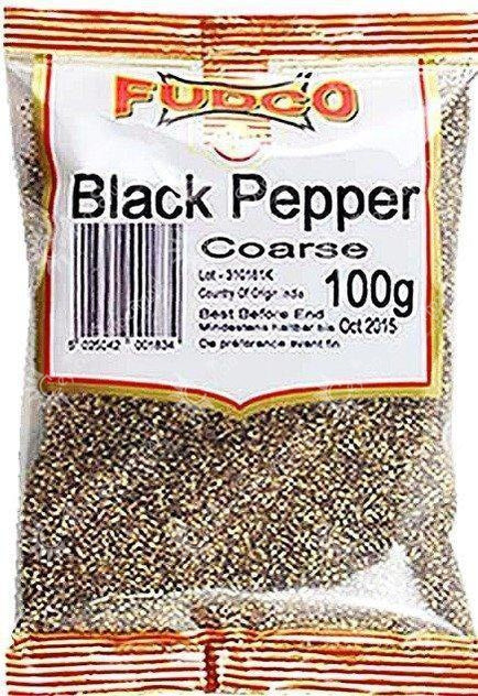 Fudco Black Pepper Coarse 100g