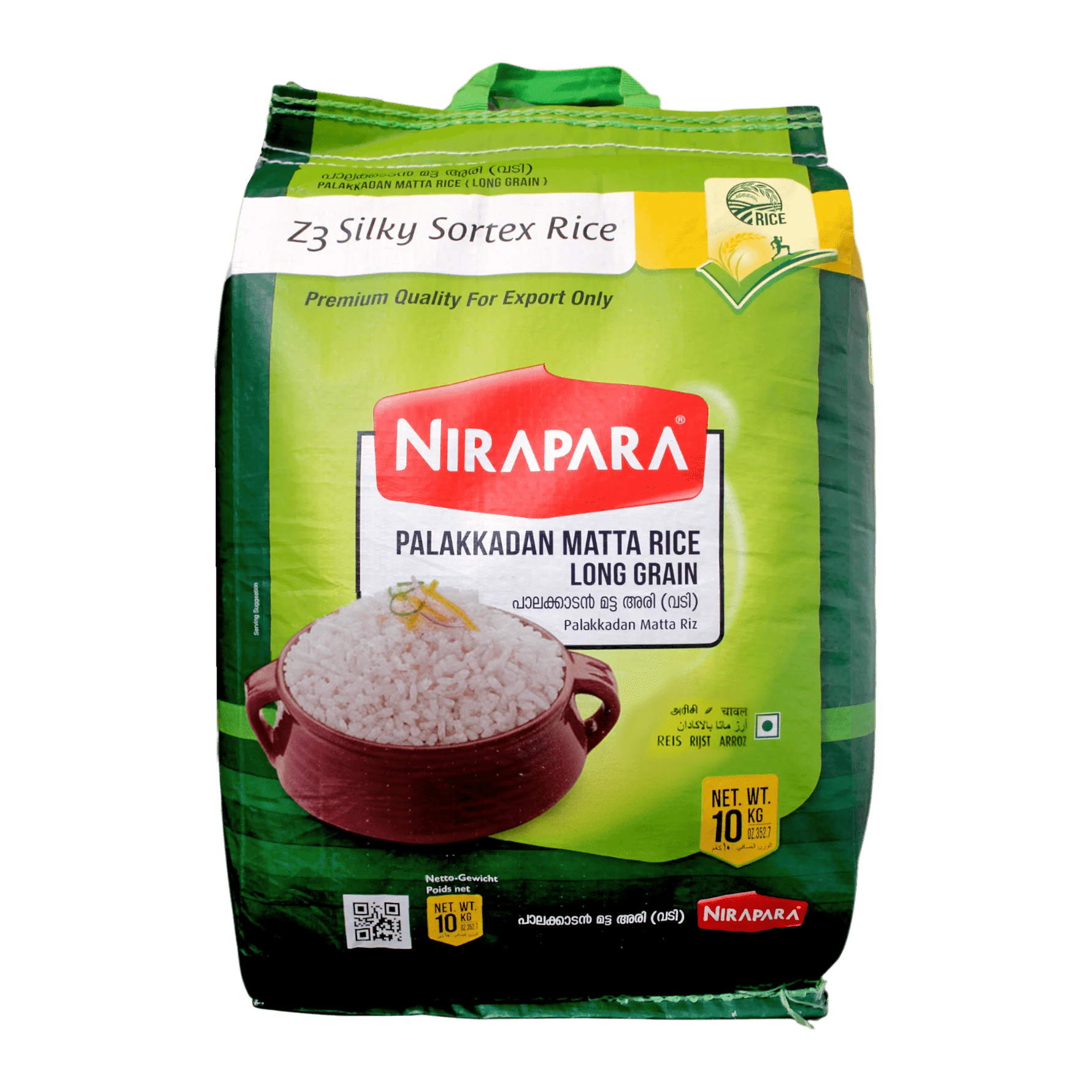 Nirapara Matta Rice 10kg � Authentic Kerala Red Rice