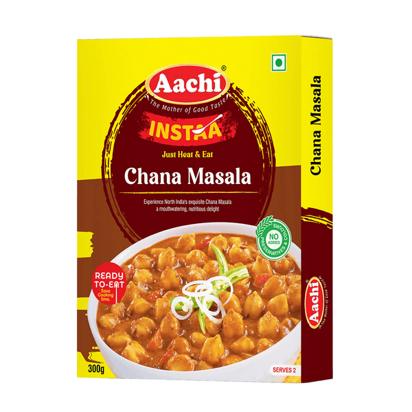 Aachi Heat & Eat Chana Masala 300g - Ready To Serve Chole