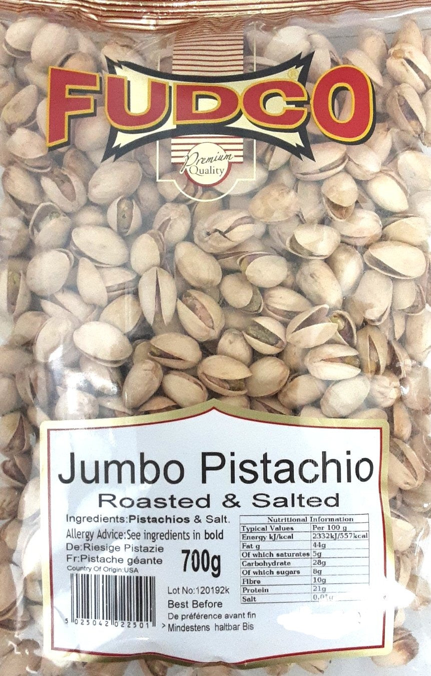 Fudco Jumbo Pistachios (Roasted & Salted)