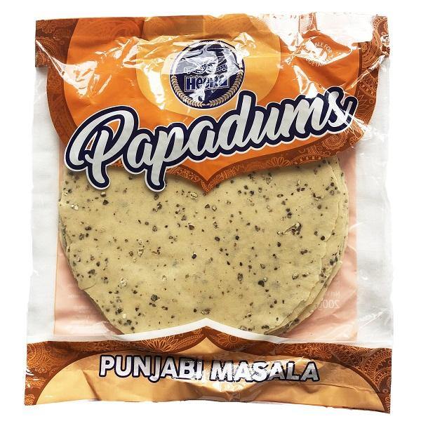 Heera Punjabi Masala Papadums 200g