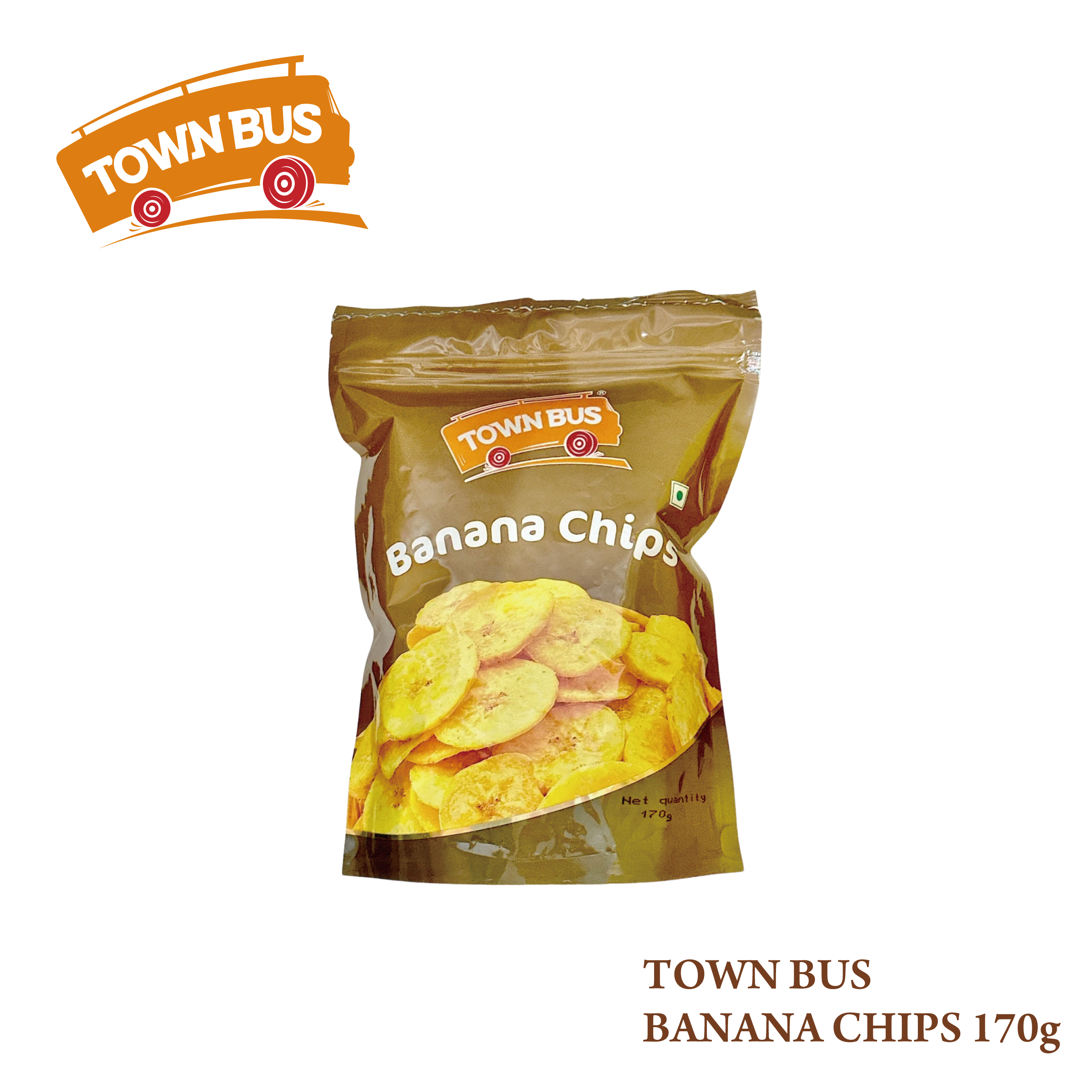 Town Bus Banana Chips (Salted) 170g
