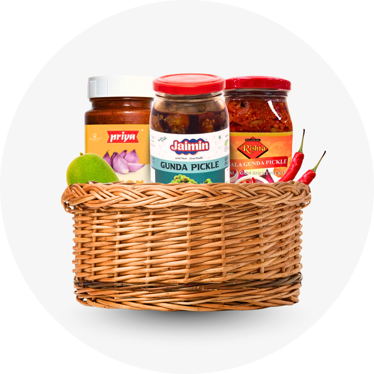 Jaimin Punjabi Mango Pickle 400g - Rich & Flavourful Indian Achar