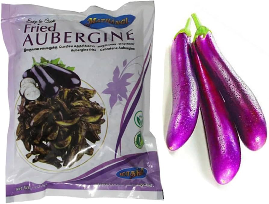 Mathangi Fried Aubergine 250g - Crispy & Flavorful