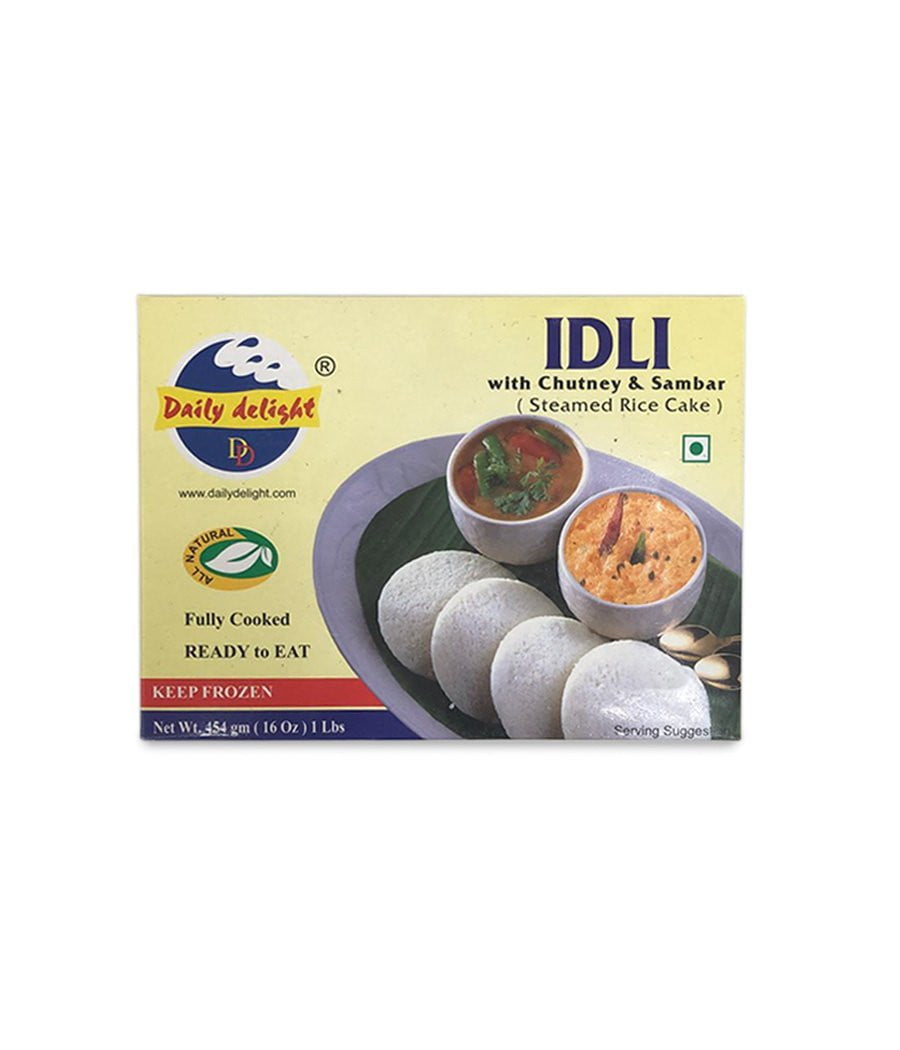 Mathangi Frozen Idly with Chutney 454g - Soft & Steamed South Indian Delight