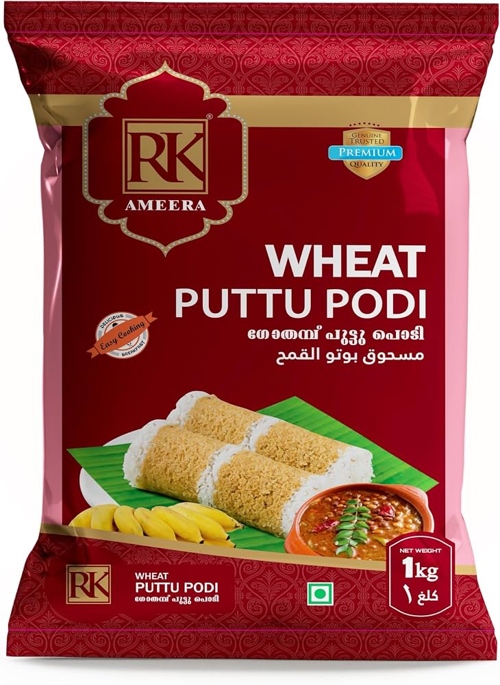 Ajmi Steam Made Puttu Podi 1kg � Soft, fluffy Kerala puttu flour for quick, healthy and traditional breakfasts