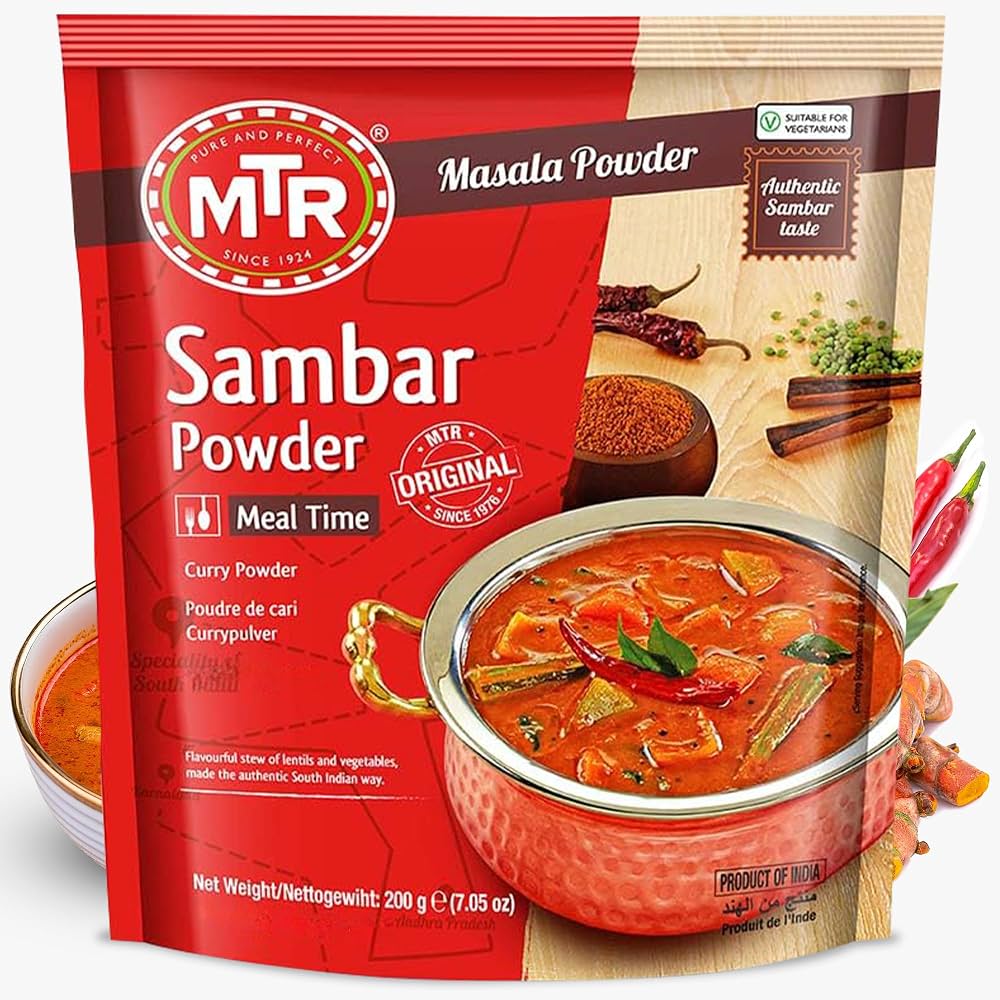 MTR Sambar Powder 200g - Spicy & Classic