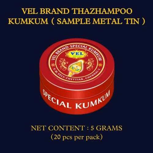 Vel Brand Special Thazhampoo Kumkum 30g