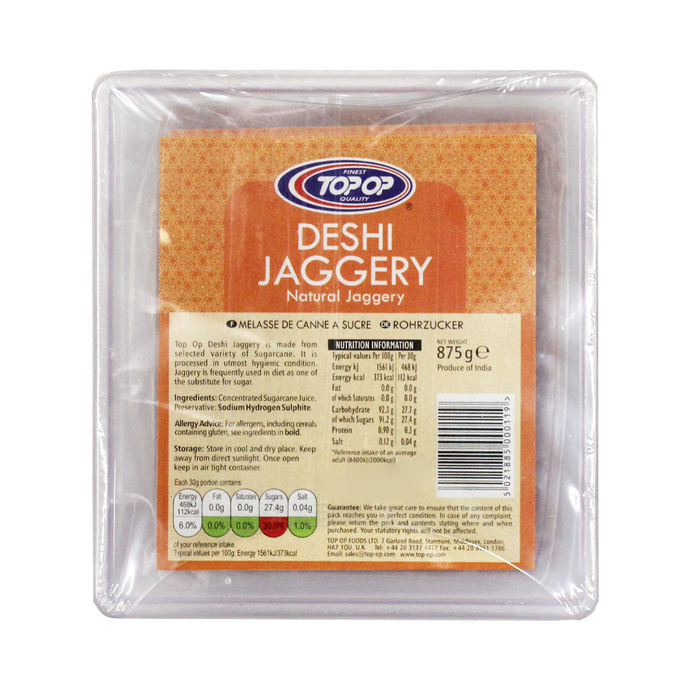 Top Op Deshi Jaggery (Natural Jaggery) 875g