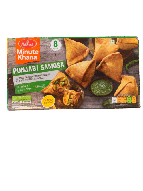 Haldiram's Punjabi Samosa 650g (8Pcs) � Classic Spiced Potato Samosas