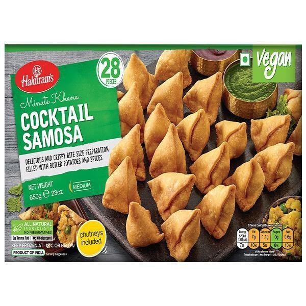 Haldiram's Cocktail Samosa 650g (28Pcs)