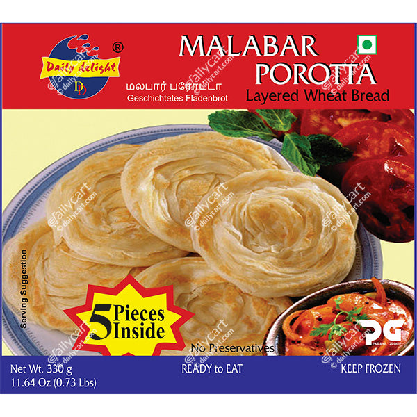 Daily Delight Malabar Porotta 330g