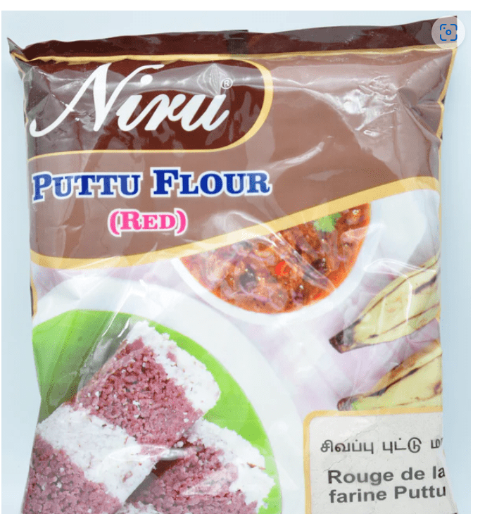 Niru Puttu Flour (Red) 1kg - Nutritious Whole Grain Blend