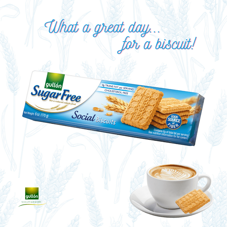 Gullon Sugar Free Fibre Biscuits 170g