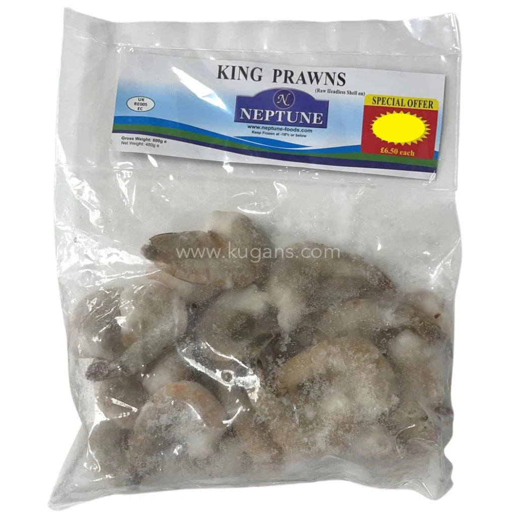Neptune King Prawn Raw Hso 600g � Ocean Fresh & Flavorful
