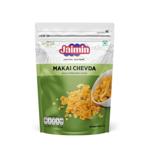 Jaimin Makai Chevda 200g - Premium Corn Flakes Namkeen Mix